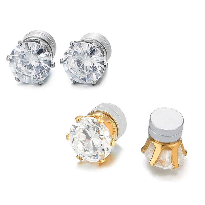 Germanium Stone Stud Earrings | Elegant Minimalist Jewellery For Everyday Wear