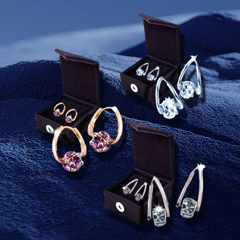 Premium Germanium Drop Earrings | Timeless Elegance With Refined Detail