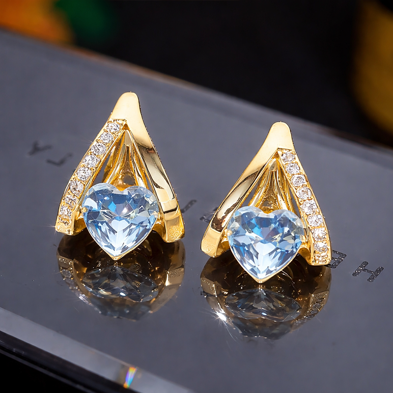 Germanium Crystal Earrings – Elegant Sparkle With A Unique Stone Design