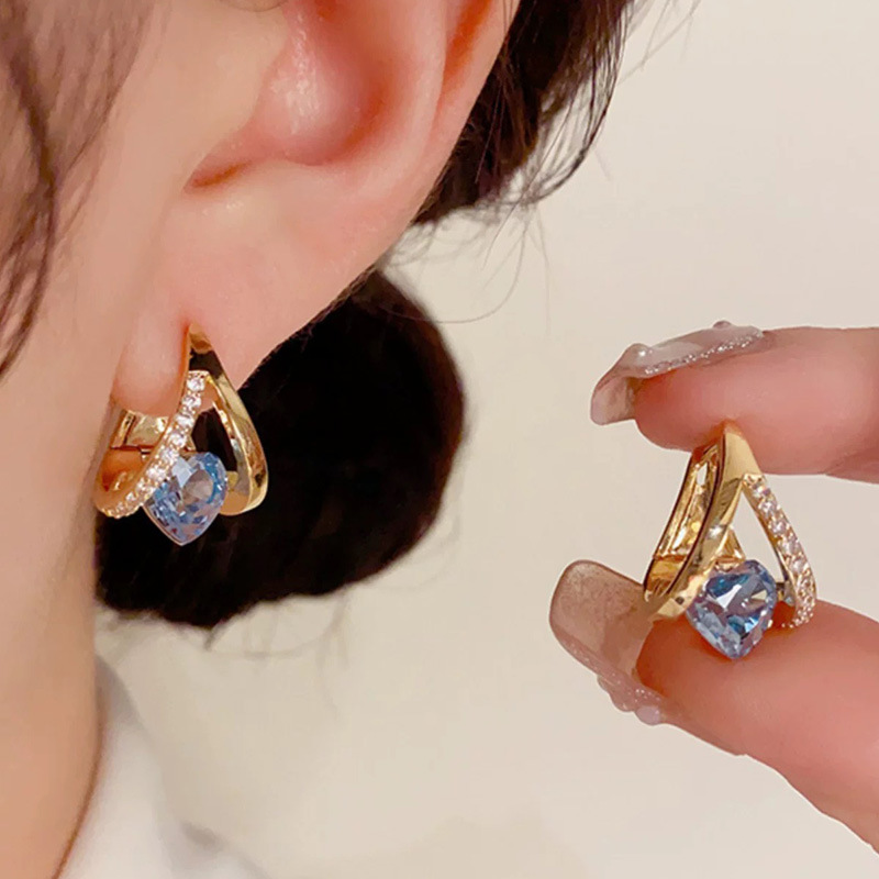 Germanium Crystal Earrings – Elegant Sparkle With A Unique Stone Design