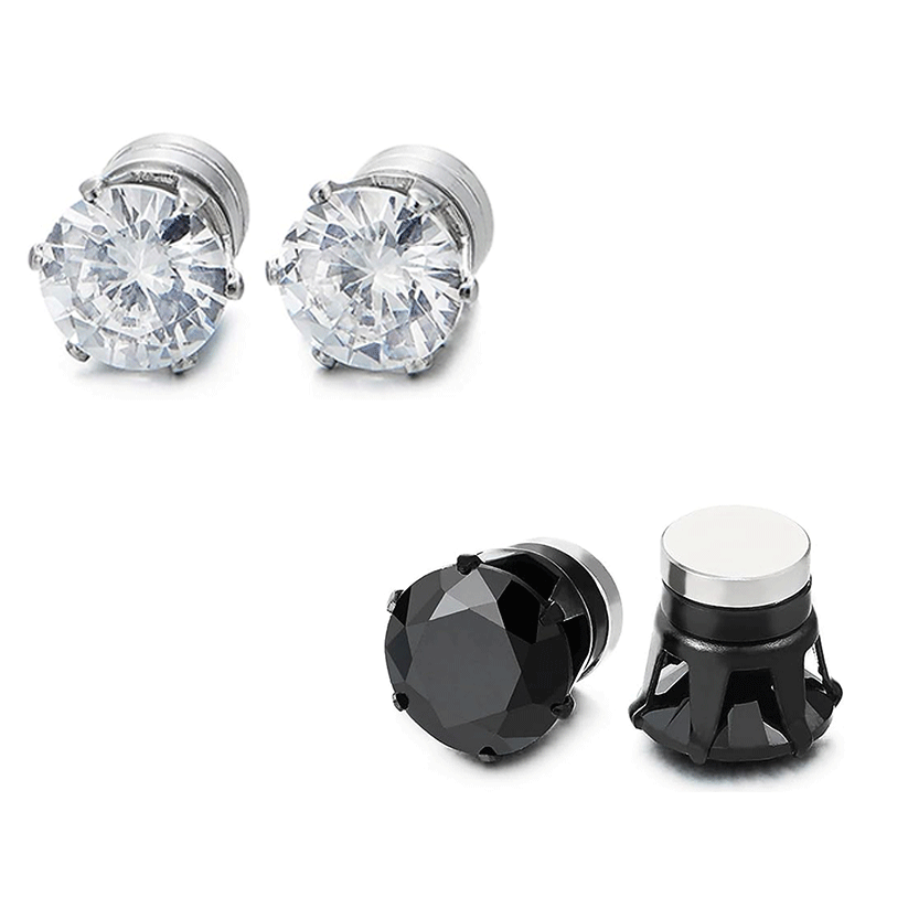 Germanium Stone Stud Earrings | Elegant Minimalist Jewellery For Everyday Wear