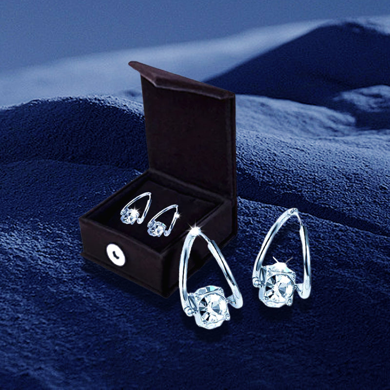 Premium Germanium Drop Earrings | Timeless Elegance With Refined Detail