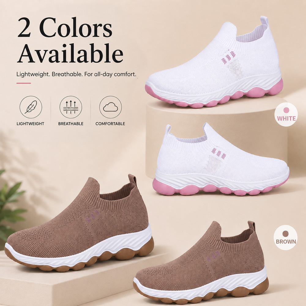 Women's Mesh Comfort Slip-On Shoes – Breathable, Lightweight & Non-Slip