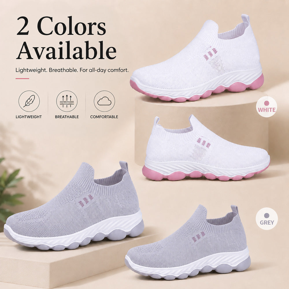Women's Mesh Comfort Slip-On Shoes – Breathable, Lightweight & Non-Slip