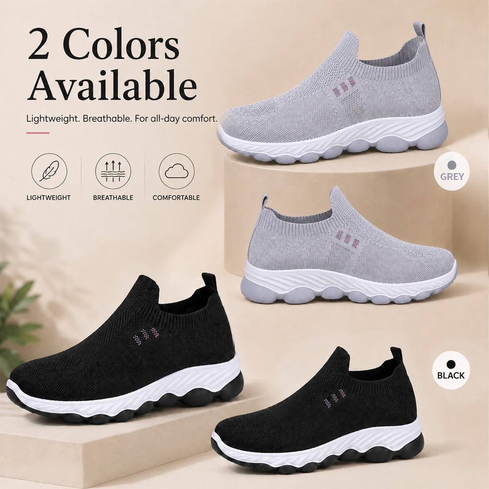 Women's Mesh Comfort Slip-On Shoes – Breathable, Lightweight & Non-Slip