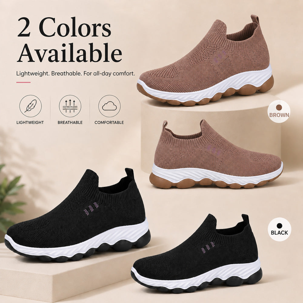 Women's Mesh Comfort Slip-On Shoes – Breathable, Lightweight & Non-Slip