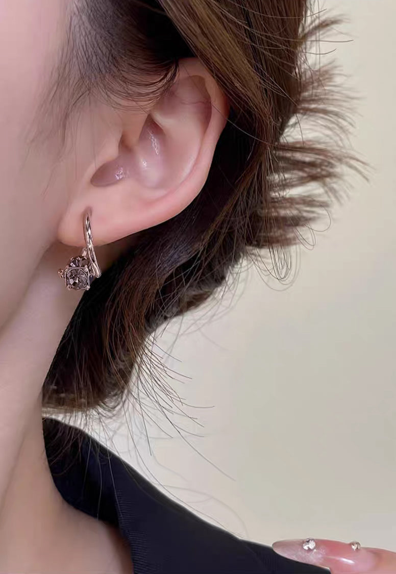 Premium Germanium Drop Earrings | Timeless Elegance With Refined Detail