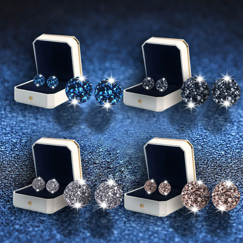 Germanium Stone Stud Earrings | Elegant Everyday Accessory for Women & Men