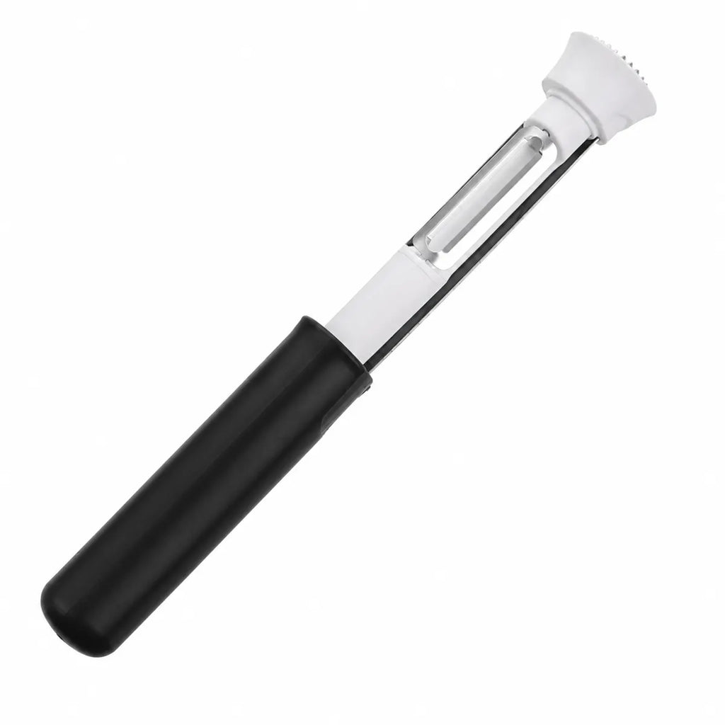 🔥🔥2026 HOT SALE🥳💞50K+ SOLD!🔪 The 2-in-1 Kitchen Hero: Core & Peel with a Twist. Stainless Steel Fruit Tool! 🍎⏱️