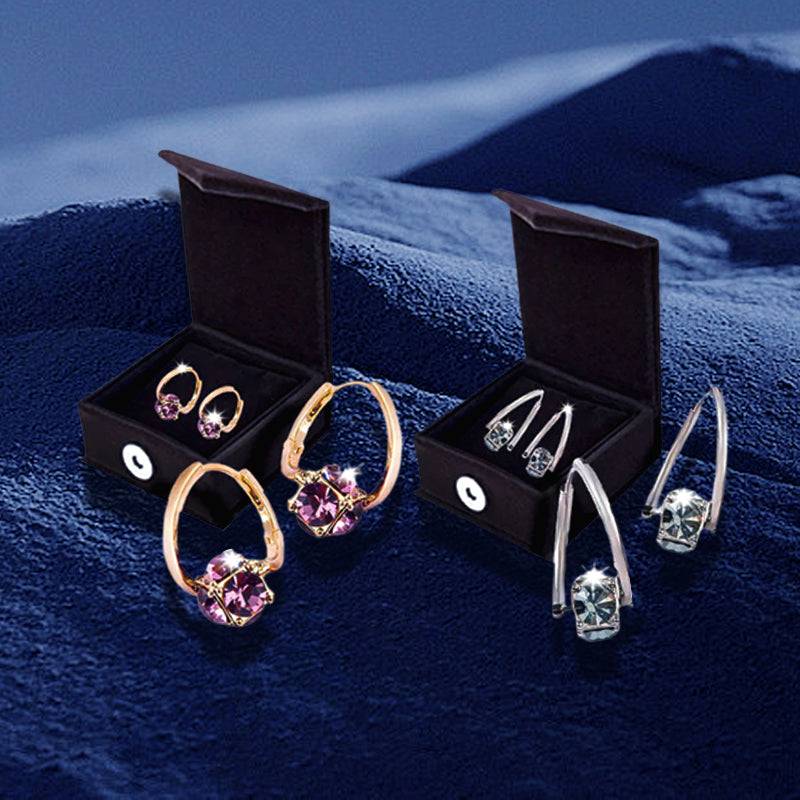 Premium Germanium Drop Earrings | Timeless Elegance With Refined Detail