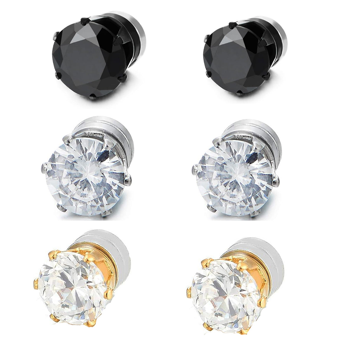 Germanium Stone Stud Earrings | Elegant Minimalist Jewellery For Everyday Wear