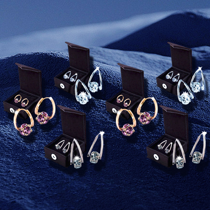 Premium Germanium Drop Earrings | Timeless Elegance With Refined Detail