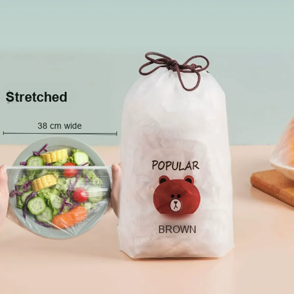 🔥Limited Time 50% Off✨ 100PCS Disposable Stretch Food Covers for Bowls & Plates
