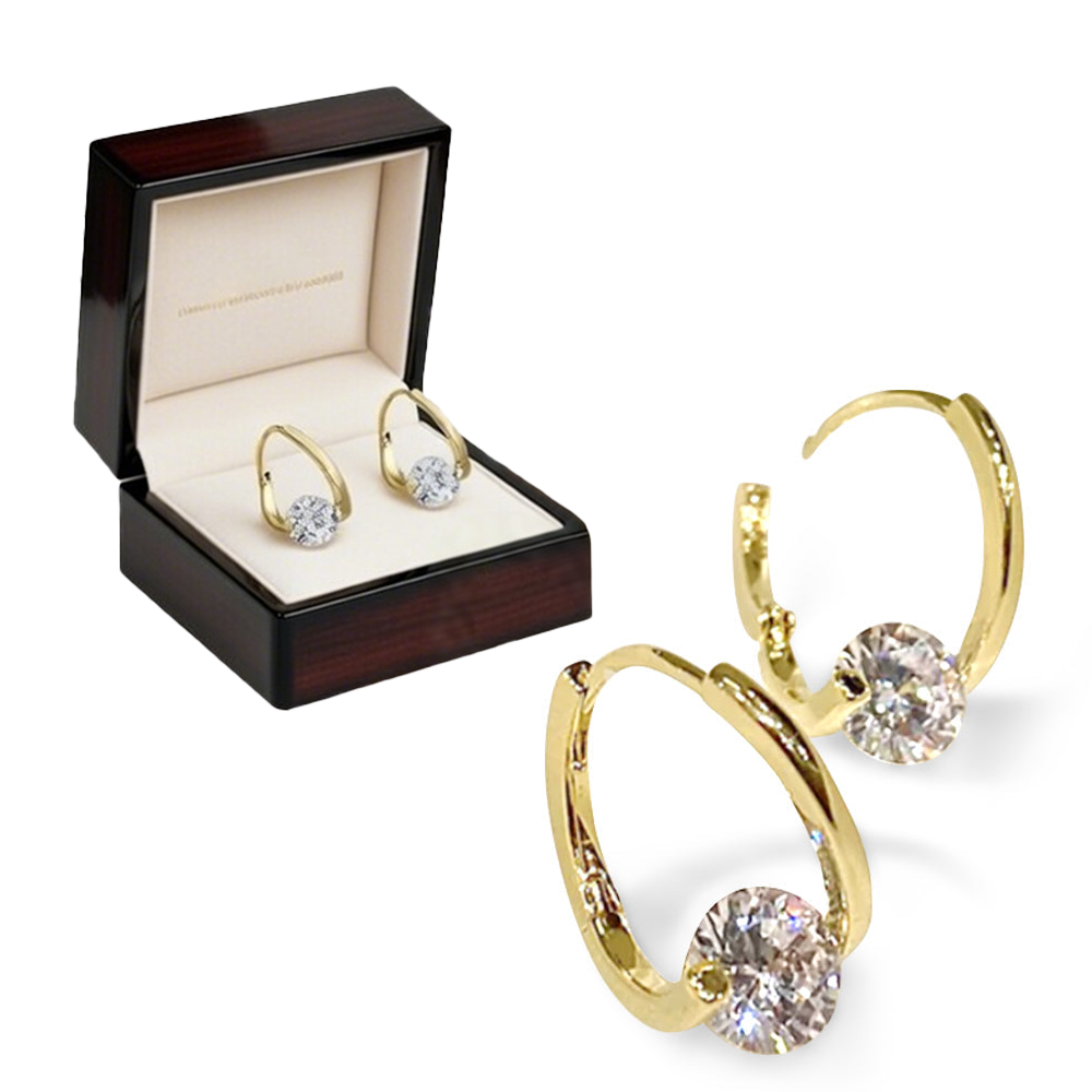 Germanium Stone Drop Earrings | Elegant Jewellery With Timeless Sparkle