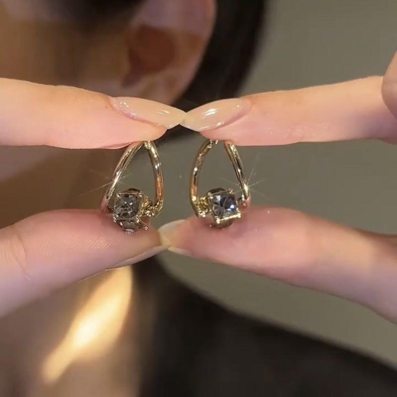 Premium Germanium Drop Earrings | Timeless Elegance With Refined Detail