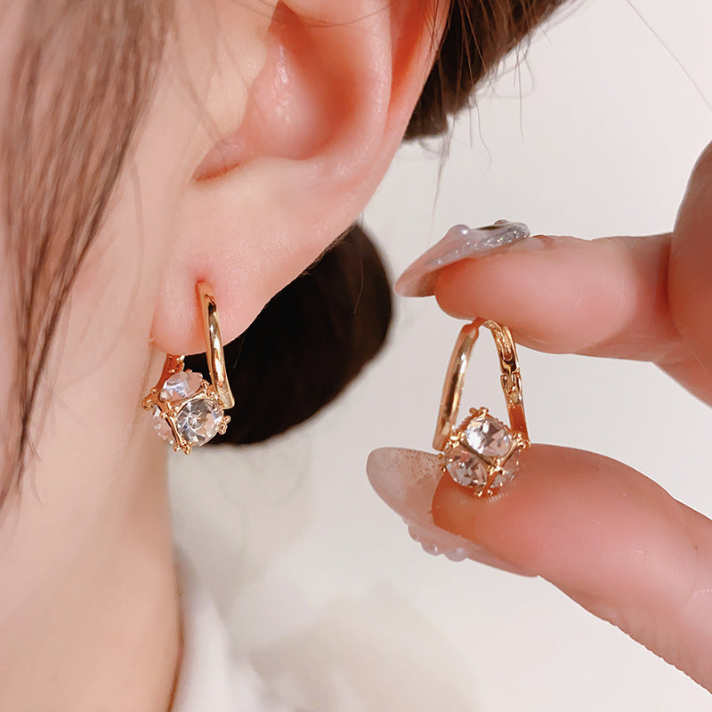 Premium Germanium Drop Earrings | Timeless Elegance With Refined Detail