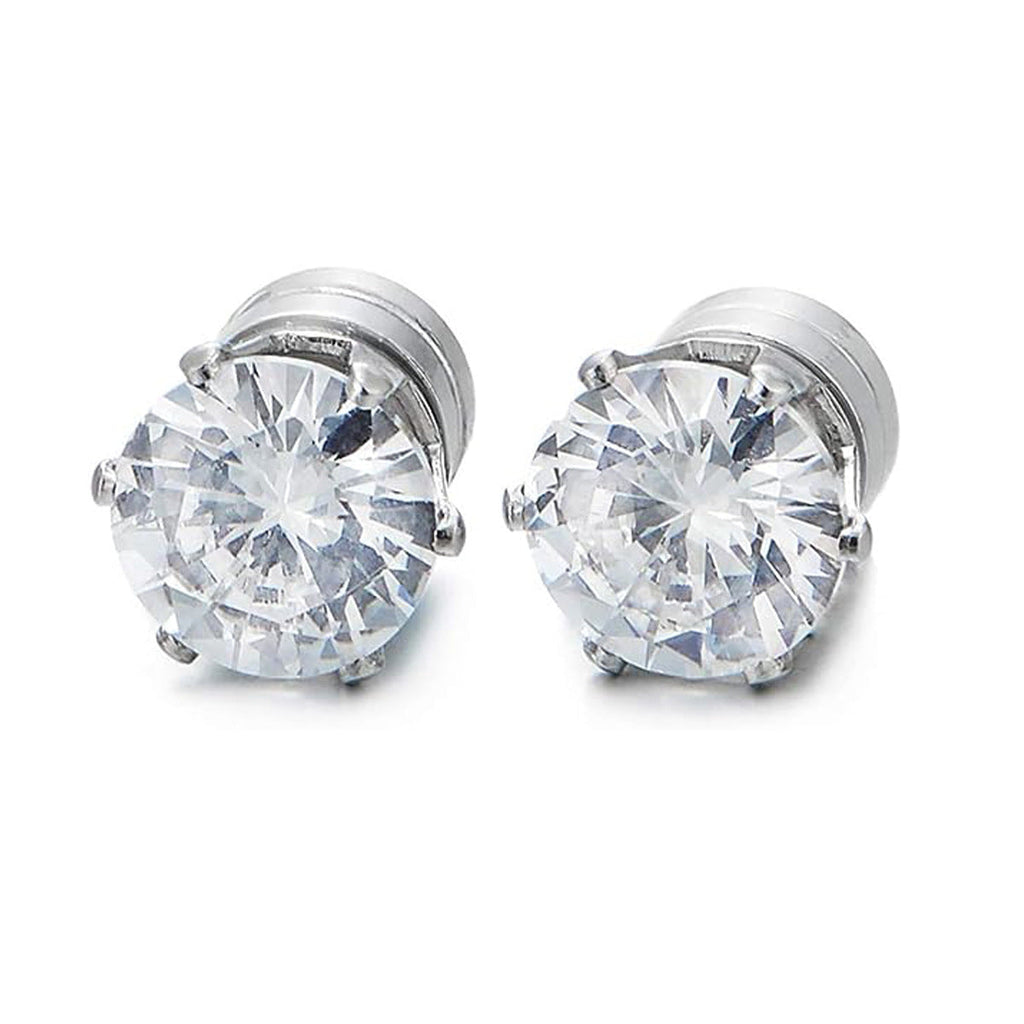 Germanium Stone Stud Earrings | Elegant Minimalist Jewellery For Everyday Wear