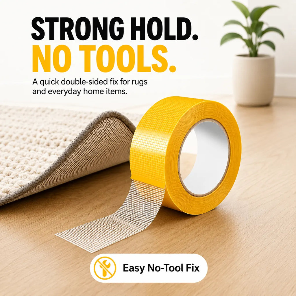 Heavy-Duty Double-Sided Tape - Strong Adhesive Fix For Quick No-Tool Home Solutions🔧
