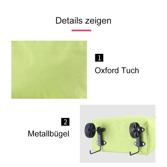 🔥 SHOPPING MADE EASY - 🛍️ Foldable 2-in-1 Shopping Bag
